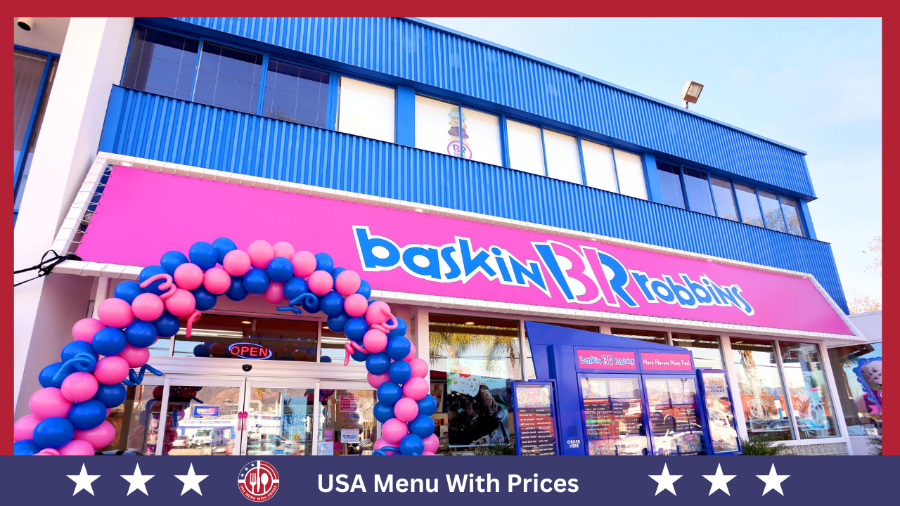 Baskin Robbins Menu With Price USA