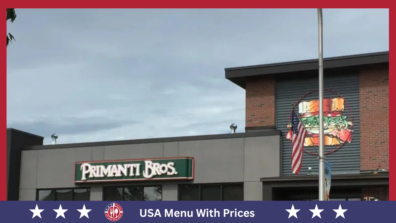 primanti bros menu with Prices USA