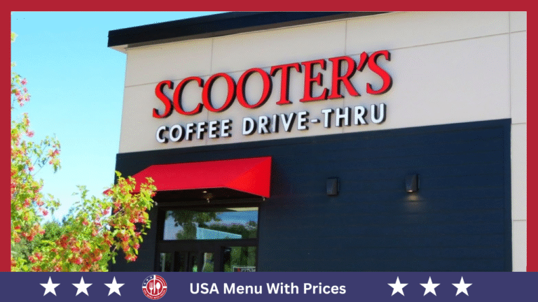 Scooter's Coffee Menu With Prices