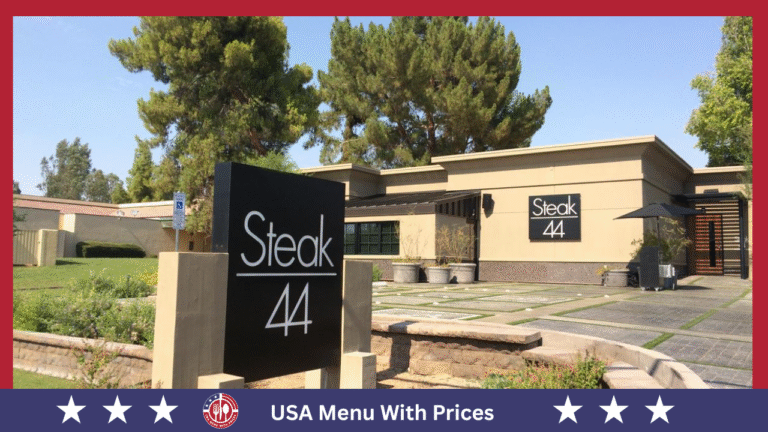 steak 48 menu with Prices