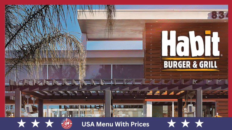the habit burger grill menu USA