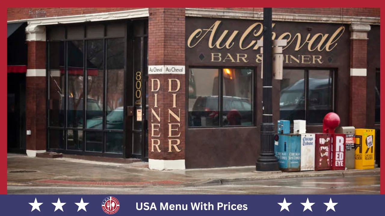 Au Cheval Menu With Prices In USA