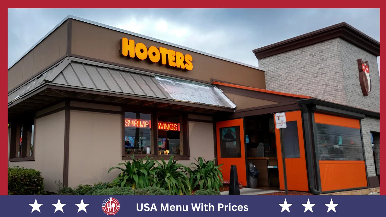 Hooters Menu With Prices In USA