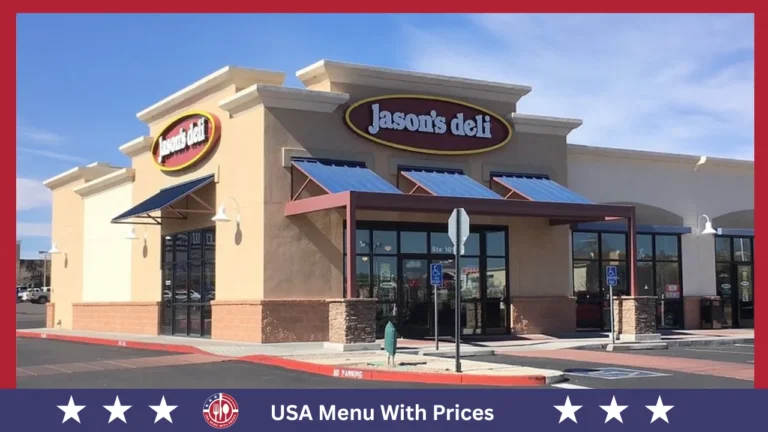 Jason’s Deli Menu With Prices In USA