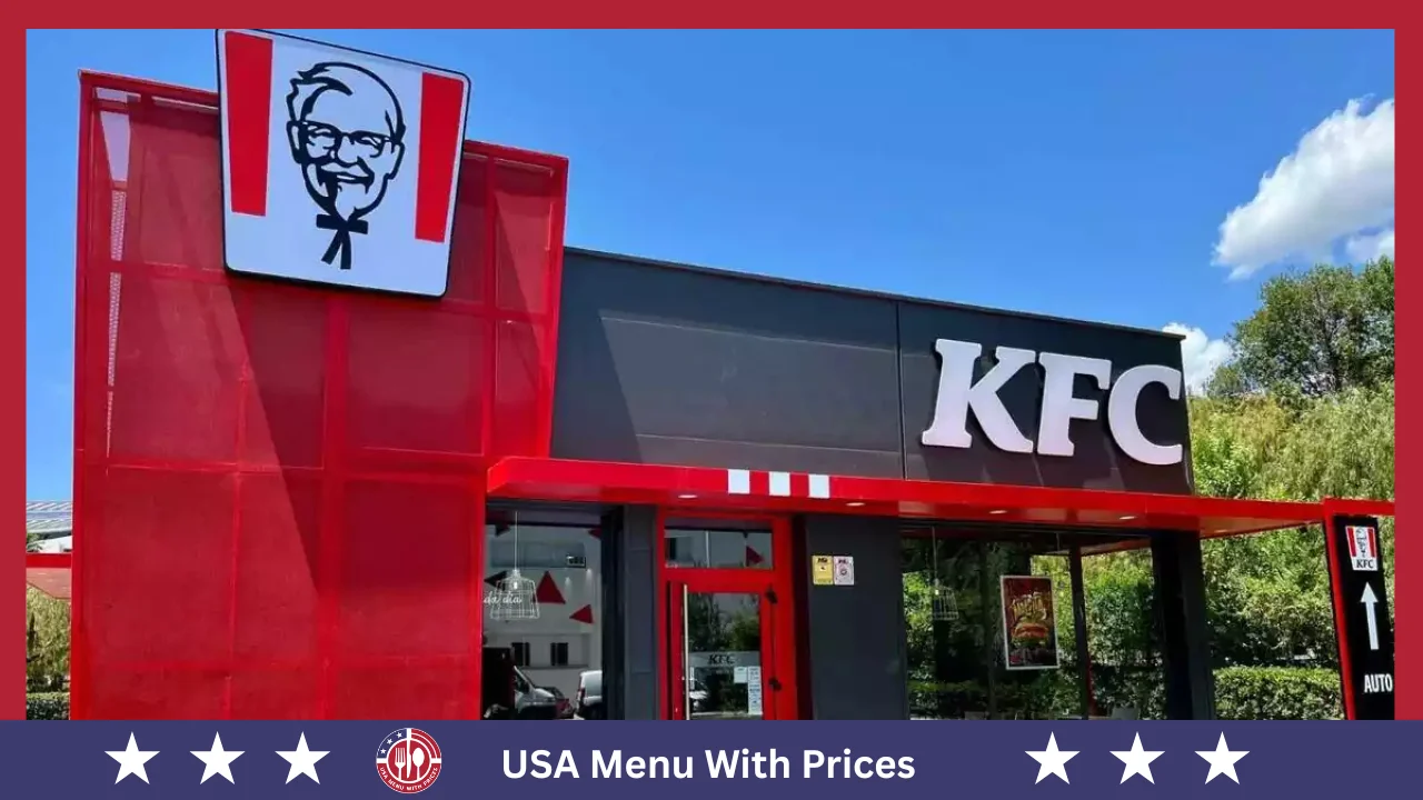 KFC Menu With Prices USA