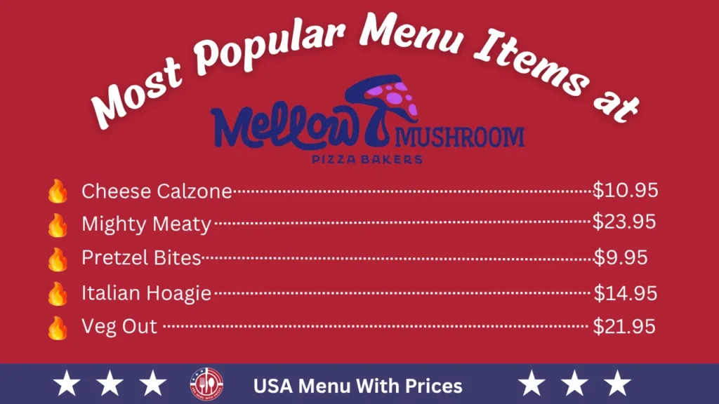 Most Popular Menu Items at Mellow Mushroom Menu
