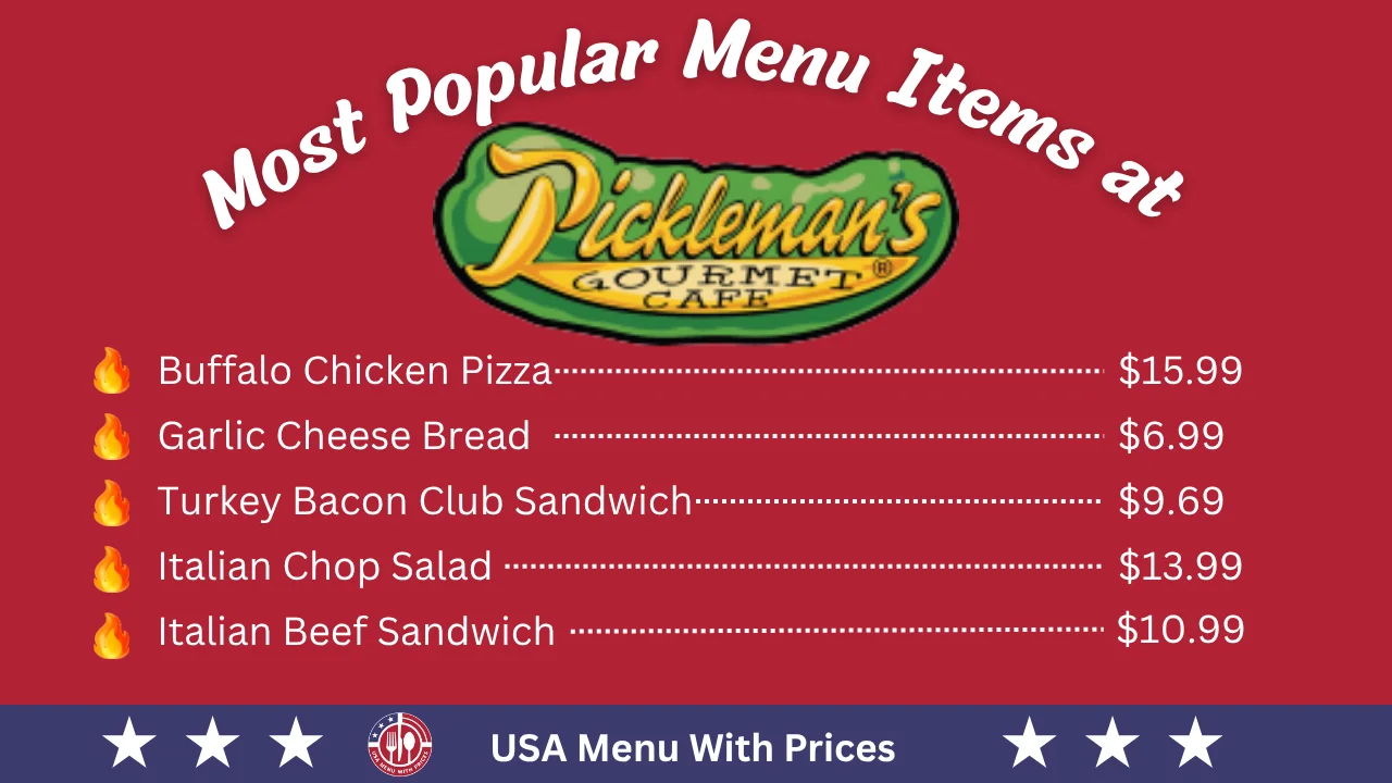 Most Popular Menu Items at Pickleman’s