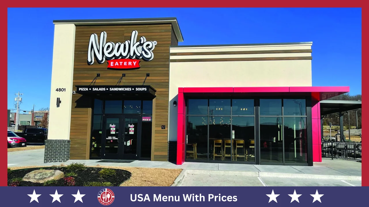 Newk's Menu With Prices In USA