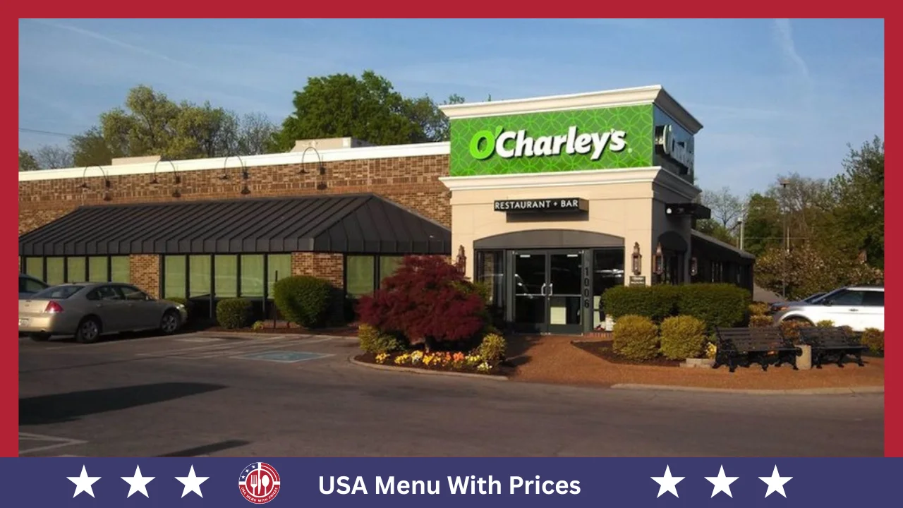O'Charley's Menu With Prices in USA