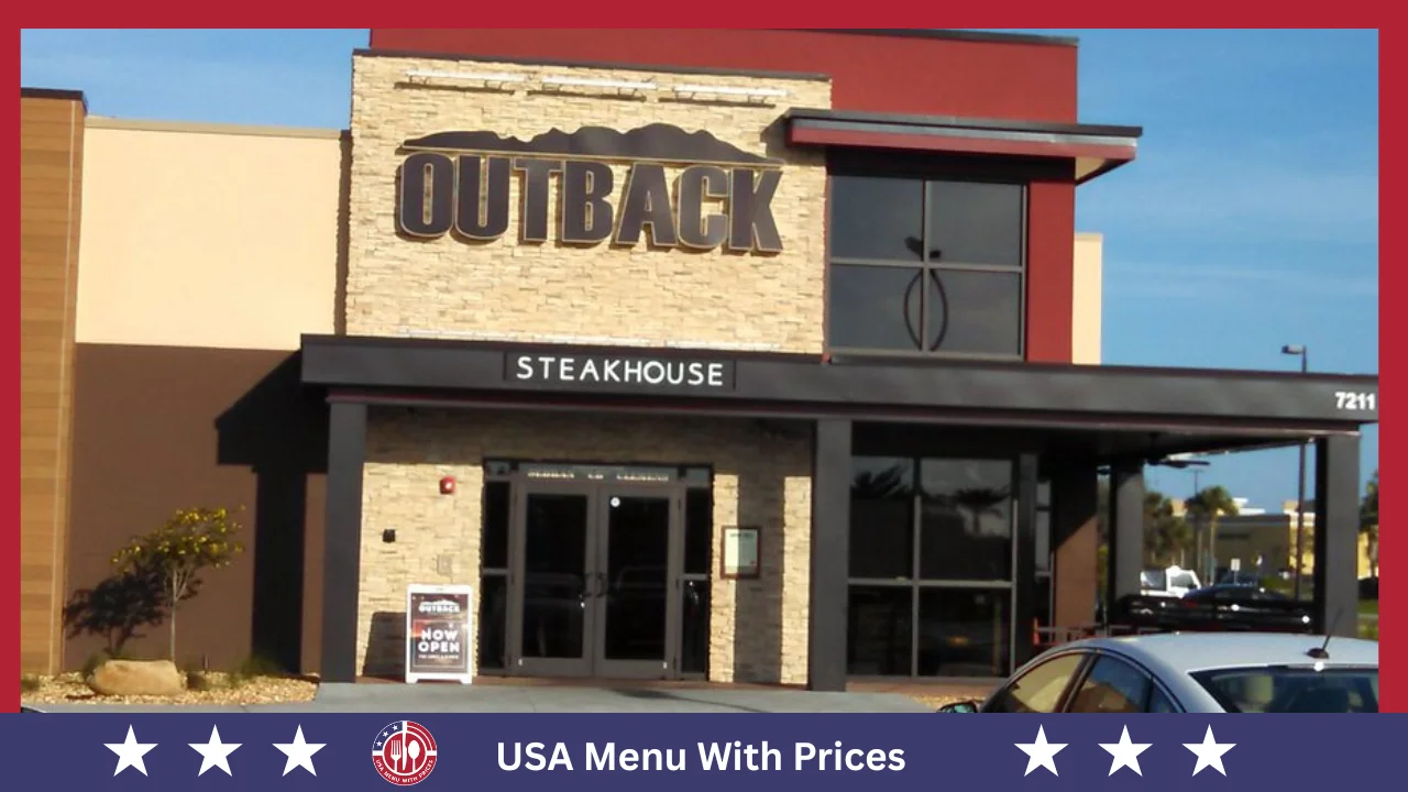 Outback Steakhouse Menu With Prices In USA