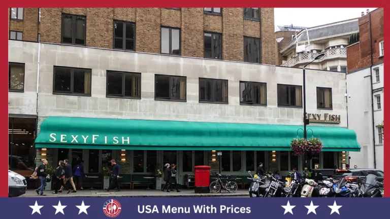 Sexy Fish Miami Menu With Prices in USA