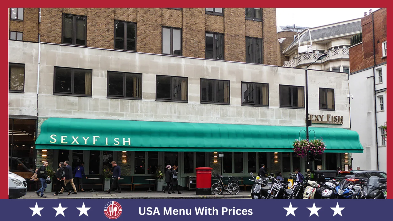 Sexy Fish Miami Menu With Prices in USA