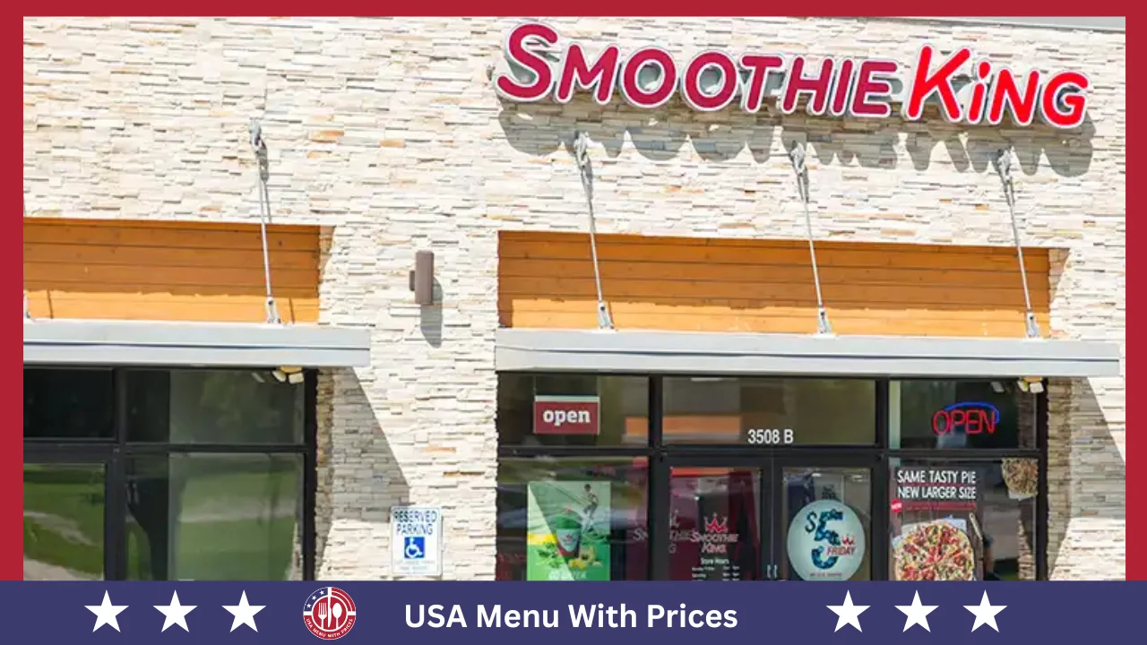 Smoothie King Menu With Prices In USA