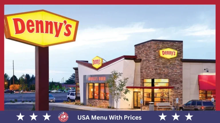 Denny’s Menu With Prices In USA