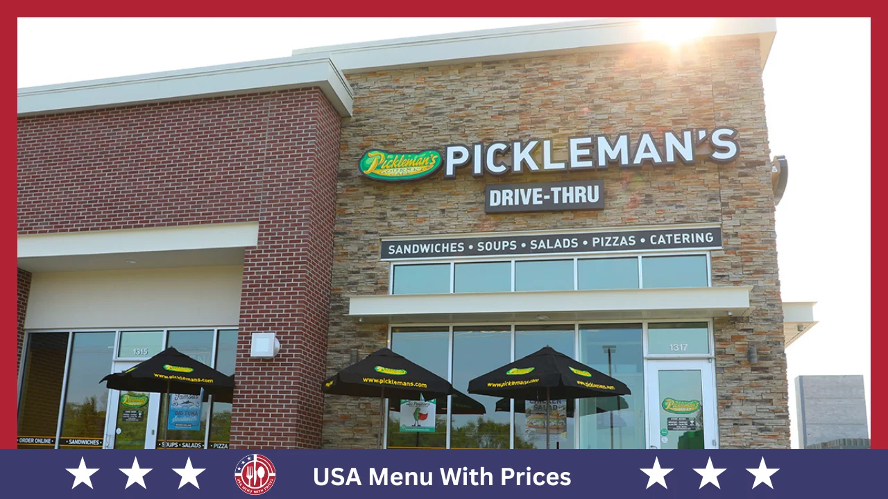 picklemans menu with prices USA