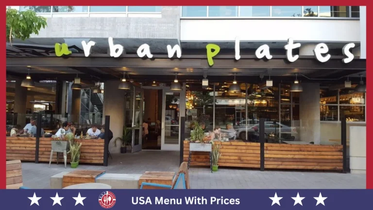 Urban Plates Menu With Prices