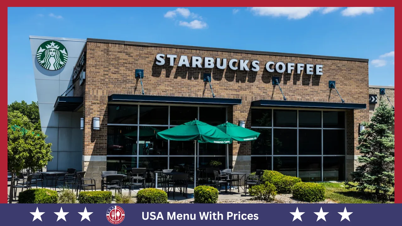 starbucks menu with prices in USA