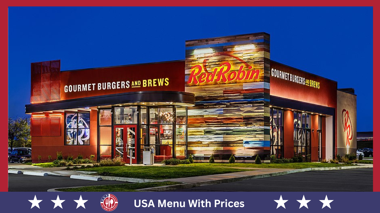 Red Robin Menu With Prices In USA